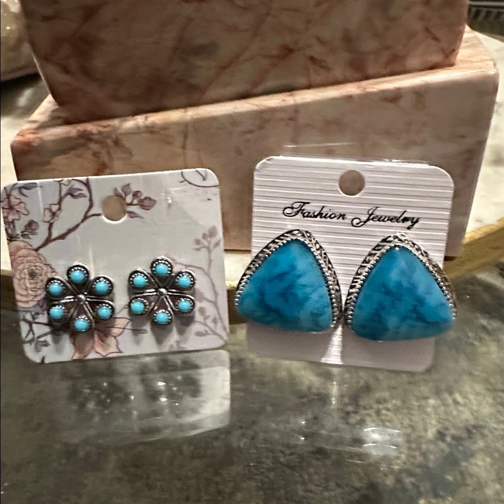 Turquoise Earrings Set